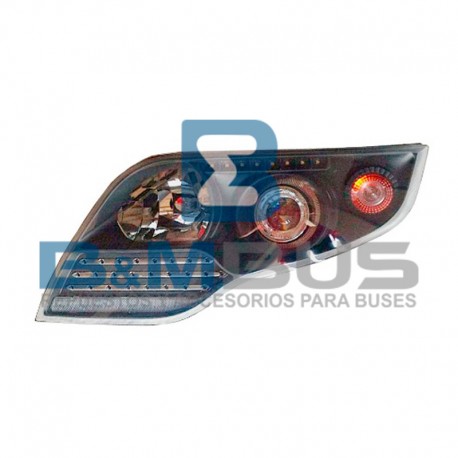 FARO DELANTERO FD AHUMADO 4 LED