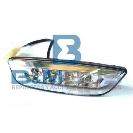 DELIMITADOR DE TECHO DELANTERO  MPOLO G7  CRISTAL LED