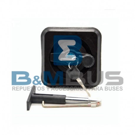 CERRADURA  CUADRADA KING  LONG  CON GIRO X7PC