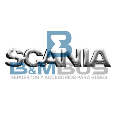 EMBLEMA SCANIA 3D PLATEADO 330x48