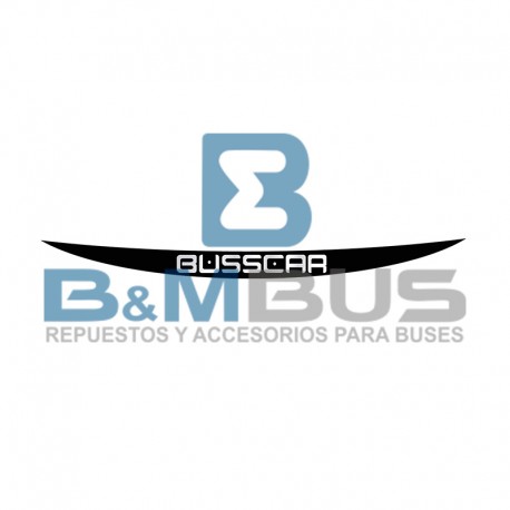 EMBLEMA BUSSCAR PUNTA BAJO LA PARABRISA