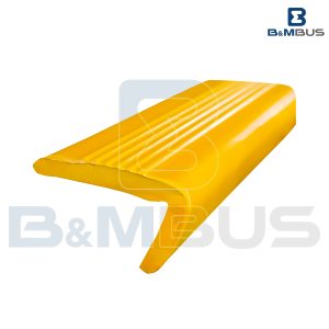 PERFIL DE ESTRIBO AMARILLO ÁNGULO DE PVC