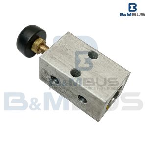 VÁLVULA M5 3-2 VÍAS BOTON CON RESORTE