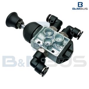 VALVULA BOTÓN 3 VIAS FNA CON NILPES