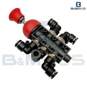 VÁLVULA DE 5 VÍAS SANITARIO CON RESORTE